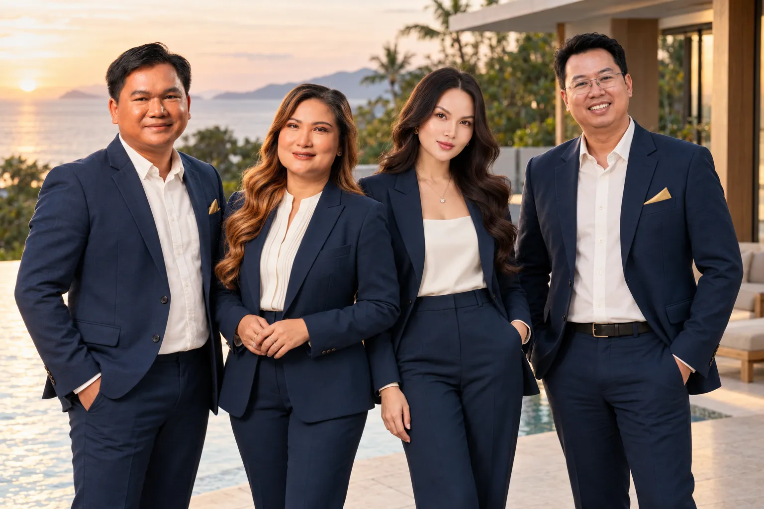 The Siam Keyholder partners: Kritsadapat Onta, Manisara Sawasdee, Tip and Mark